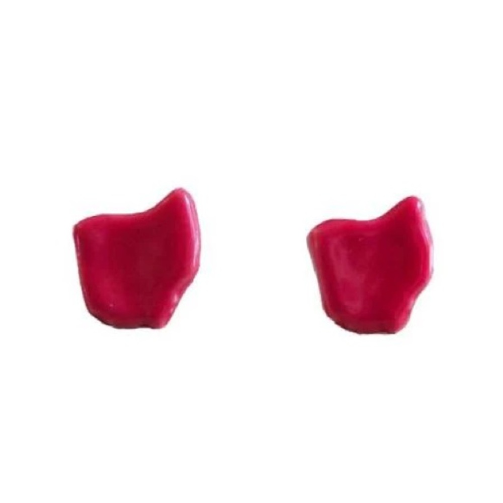 NEW! Ohio State Red Nickel Free Stud Earrings NWT